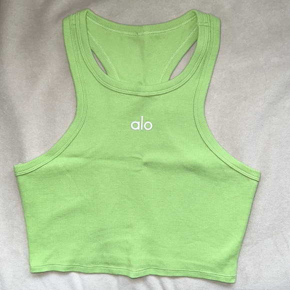 ALO Yoga Green Tank Top - Picture 2 of 3